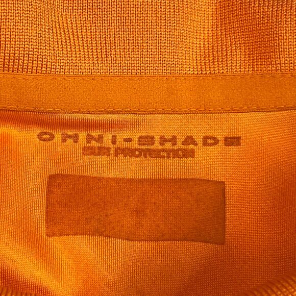 Columbia Polo Mens XL Orange Omni Shade Sun Protection Outdoor Golf Travel Shirt - Picture 9 of 12